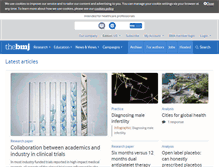 Tablet Screenshot of bmj.com